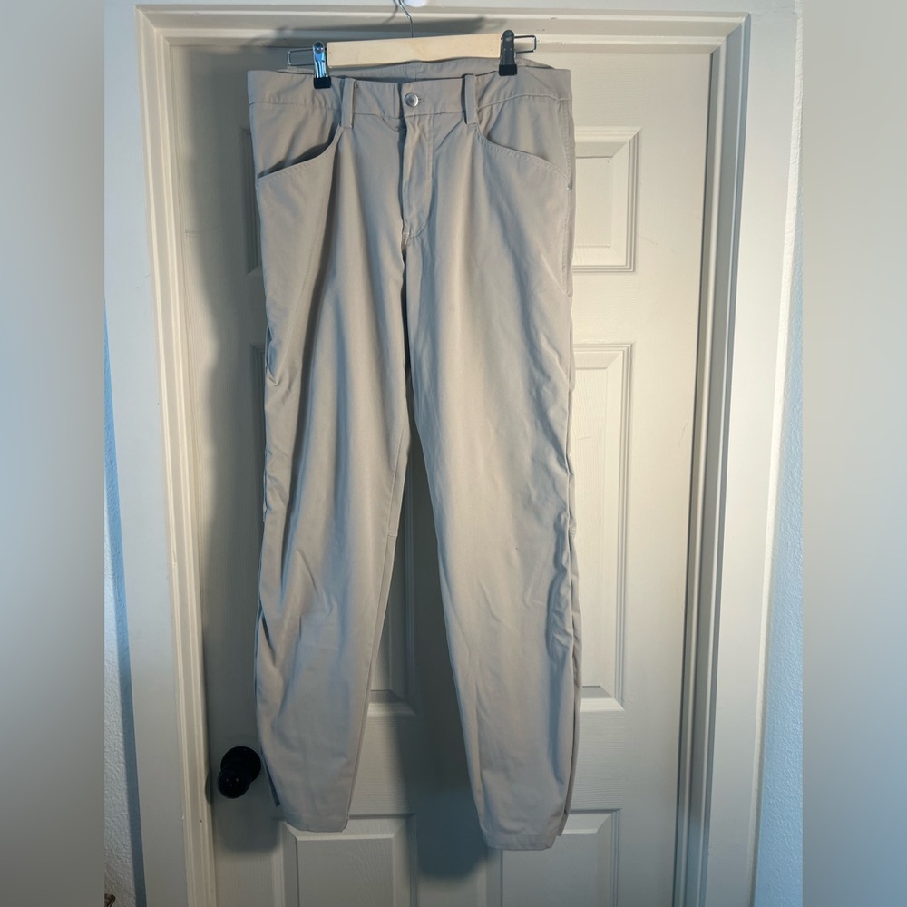 Lululemon Warpstreme ABC Pants Mens 36 x 33 Gray Athleisure Performance Stretch